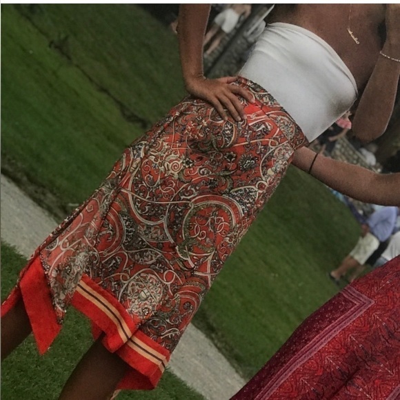 Festival scarf midi skirt Cowgirl - Picture 2 of 3